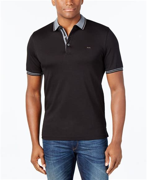 polo shirt michael kors|michael kors polo shirts men.